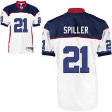 Bills #21 C.J. Spiller White Stitched NFL Jersey