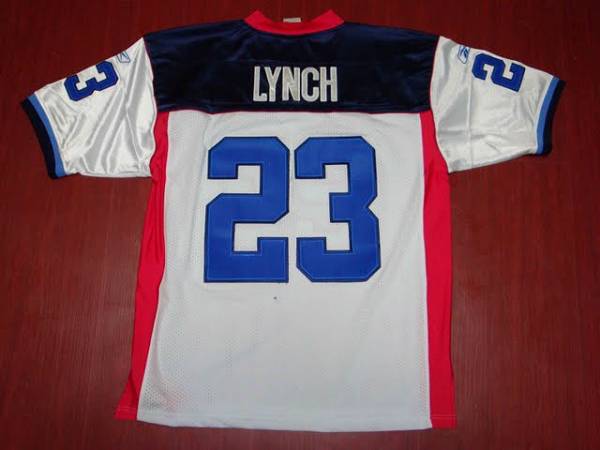Bills #23 Marshawn Lynch White Stitched NFL Jersey