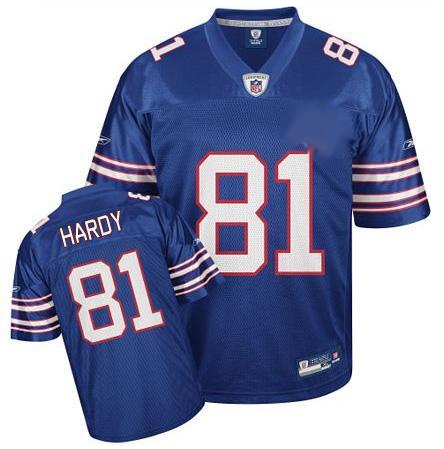 Bills #81 James Hardy Baby Blue Stitched NFL Jersey