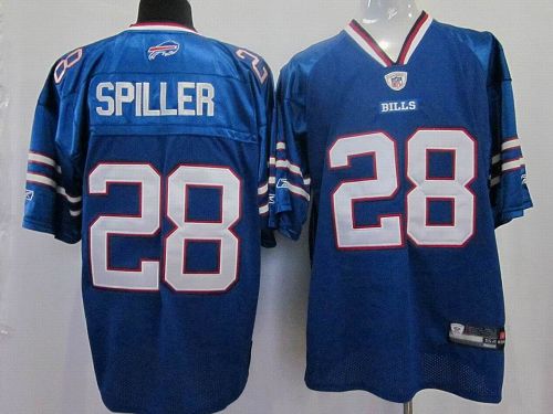 Bills #28 C.J. Spiller Baby Blue 2011 New Style Stitched NFL Jersey