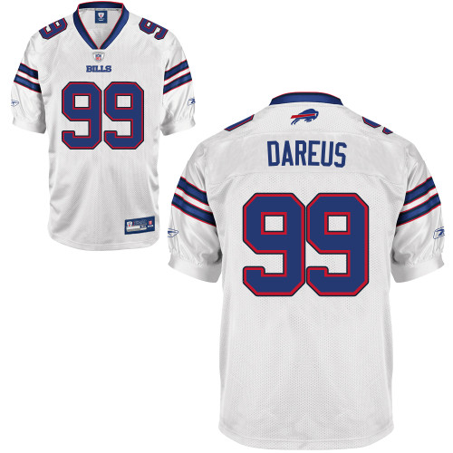 Bills #99 Marcell Dareus White 2011 New Style Stitched NFL Jersey