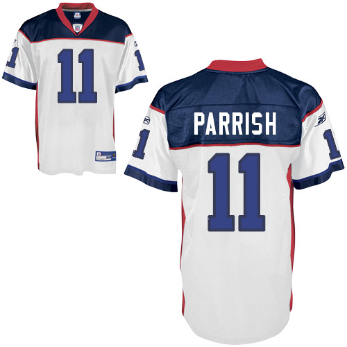 Bills #11 Roscoe Parrish White Stitched NFL Jersey
