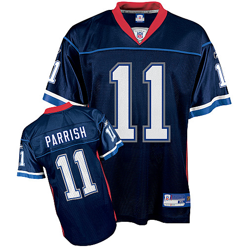 Bills #11 Roscoe Parrish Dark Blue Stitched NFL Jersey
