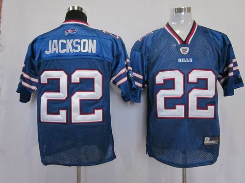 Bills #22 Jackson Baby Blue 2011 New Style Stitched NFL Jersey