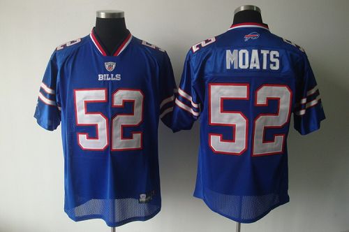 Bills #52 Arthur Moats Light Blue 2011 New Style Stitched NFL Jersey