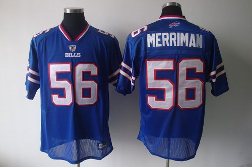 Bills #56 Shawne Merriman Light Blue 2011 New Style Stitched NFL Jersey