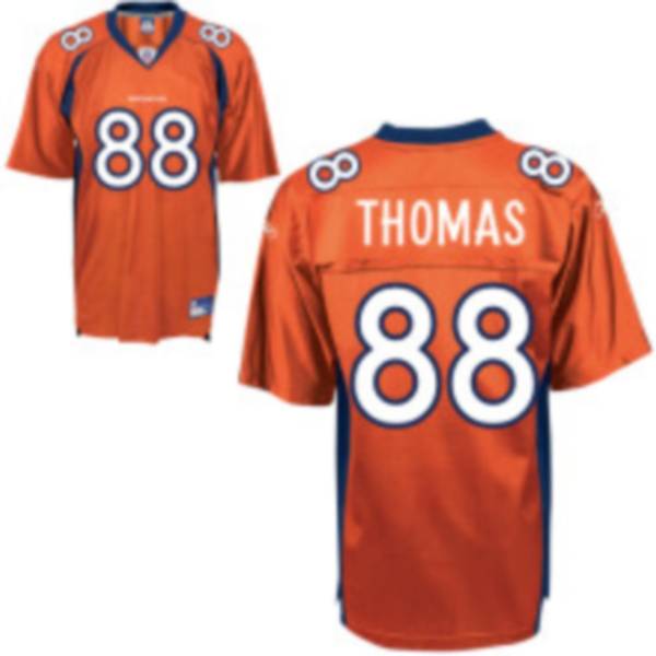 Broncos #88 Demaryius Thomas Orange Stitched NFL Jersey