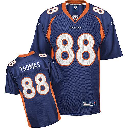 Broncos #88 Demaryius Thomas Blue Stitched NFL Jersey