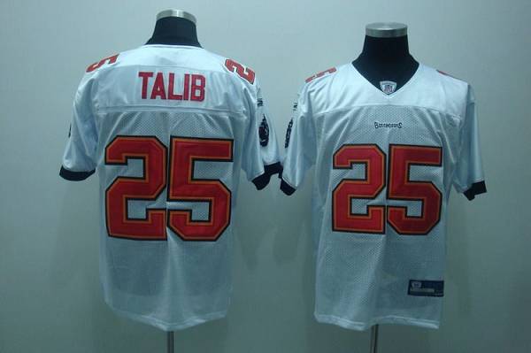 Buccaneers #25 Aqib Talib Stitched White NFL Jersey