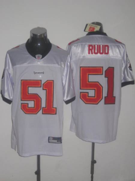 Buccaneers #51 Barrett Ruud Stitched White NFL Jersey