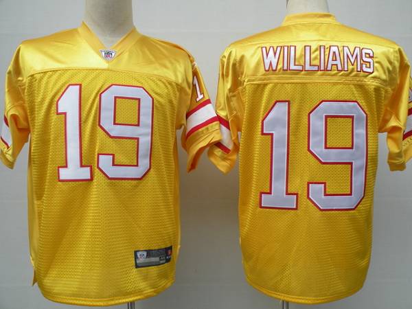 Buccaneers #19 Mike Williams Yellow Stitched NFL Jersey