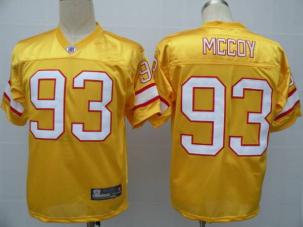 Buccaneers #93 Gerald McCoy Yellow Stitched NFL Jersey