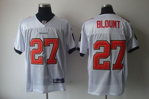 Buccaneers #27 LeGarrette Blount White Stitched NFL Jersey