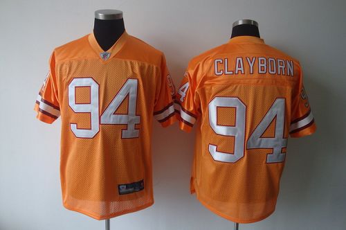 Buccaneers #94 Adrian Clayborn Yellow Stitched NFL Jersey