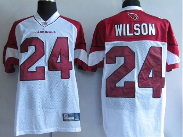 Cardinals 24# Adrian Wilson White Stitched NFL Jersey