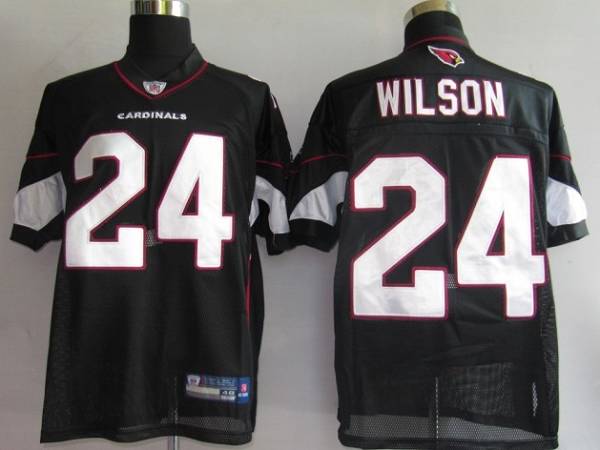 Cardinals #24 Adrian Wilson Black Stitched NFL Jersey