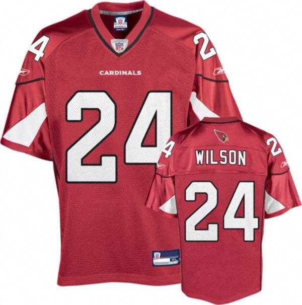 Cardinals 24# Adrian Wilson Red Stitched NFL Jersey