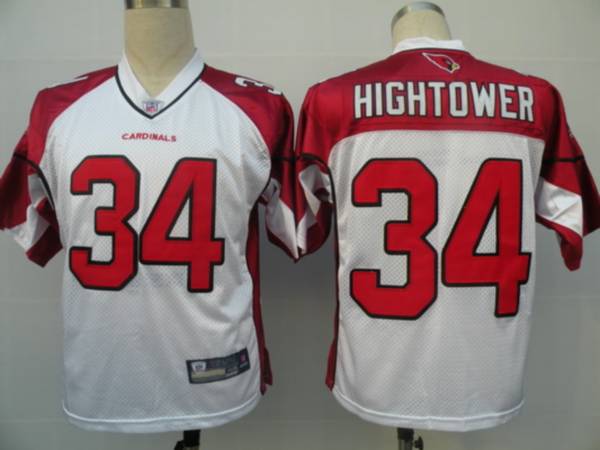 Cardinals #34 Tim Hightower White Stitched NFL Jersey