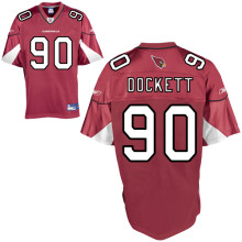 Cardinals #90 Darnell Dockett Red Stitched NFL Jersey