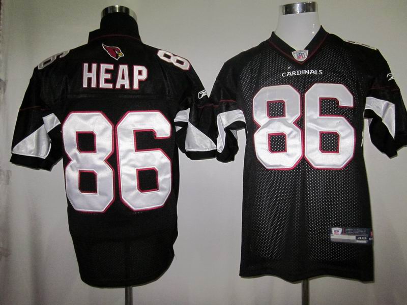 Cardinals #86 Todd Heap Black Alternate Stitched NFL Jersey