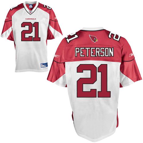 Cardinals #21 Patrick Peterson White Stitched NFL Jersey