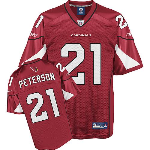 Cardinals #21 Patrick Peterson Red Stitched NFL Jersey