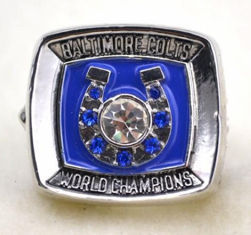 NFL Indianapolis Colts World Champions Silver Ring_1