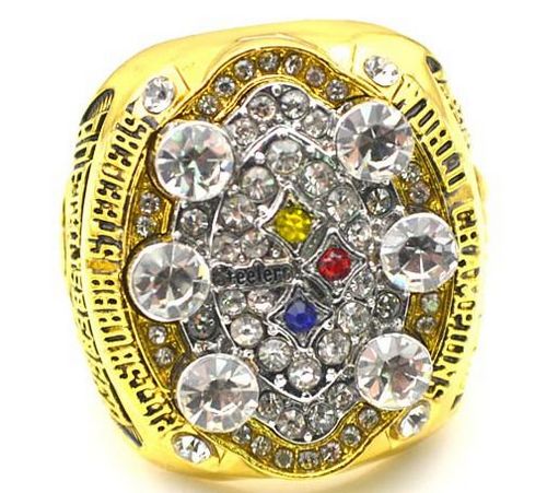 NFL Pittsburgh Steelers World Champions Gold Ring_1