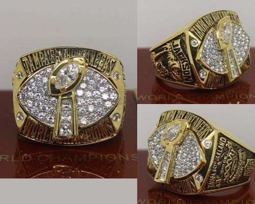 2002 NFL Super Bowl XXXVII Tampa Bay Buccaneers Championship Ring