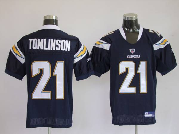 Chargers LaDainian Tomlinson #21 Stitched Dark Blue NFL Jersey