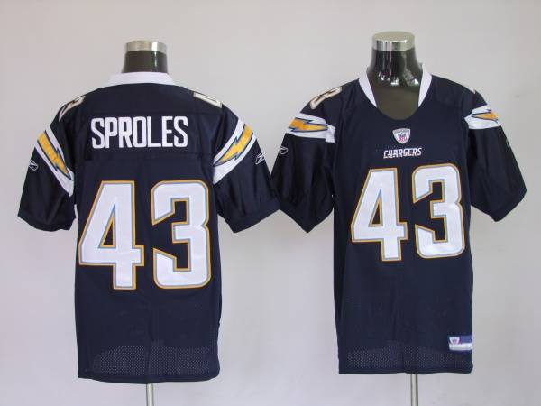 Chargers Darren Sproles #43 Stitched Dark Blue NFL Jersey