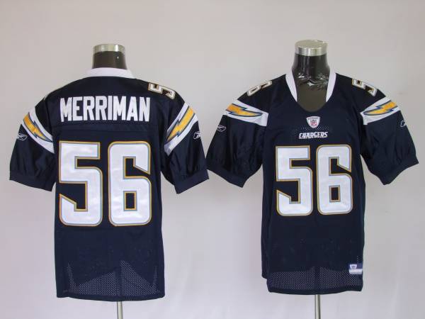 Chargers Shawne Merriman #56 Stitched Dark Blue NFL Jersey