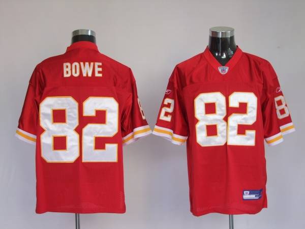 Chiefs #82 Dwayne Bowe Red Stitched NFL Jersey