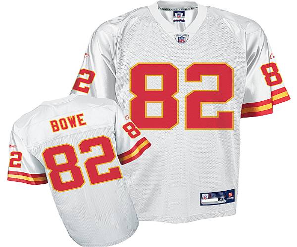 Chiefs #82 Dwayne Bowe White Stitched NFL Jersey