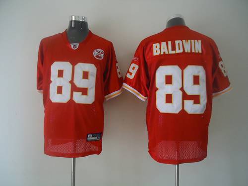 Chiefs #89 Jonathan Baldwin Red Stitched NFL Jersey