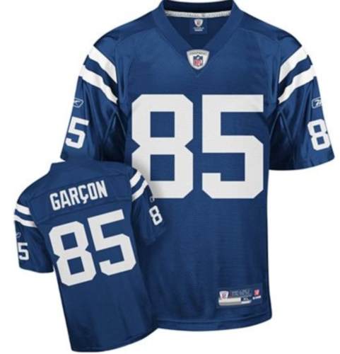 Colts #85 Pierre Garcon Blue Stitched NFL Jersey