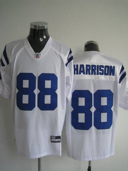 Colts #88 Marvin Harrison White Stitched NFL Jersey