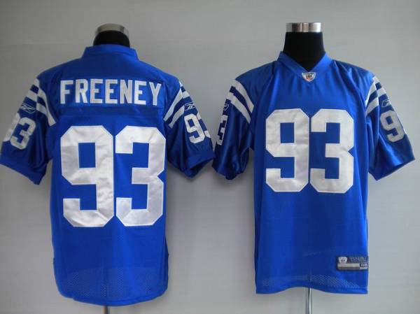 Colts #93 Dwight Freeney Blue Stitched NFL Jersey