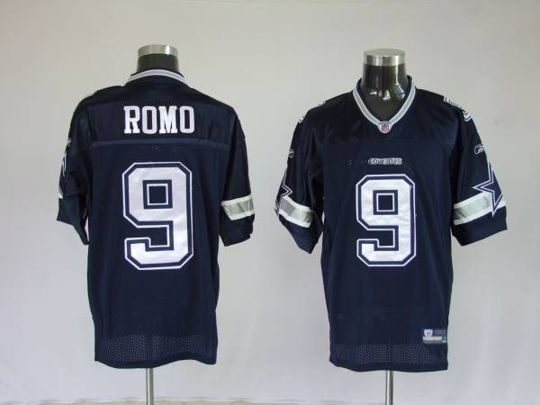 Cowboys #9 Tony Romo Blue Stitched NFL Jersey
