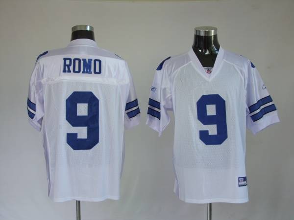 Cowboys #9 Tony Romo White Stitched NFL Jersey