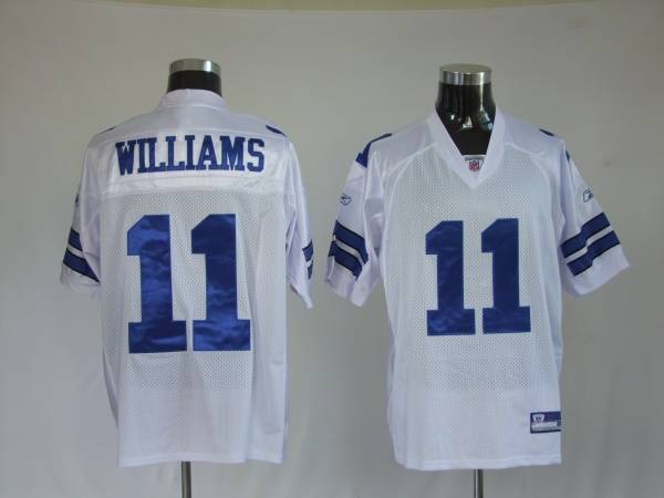 Cowboys #11 Roy Williams White Stitched NFL Jersey
