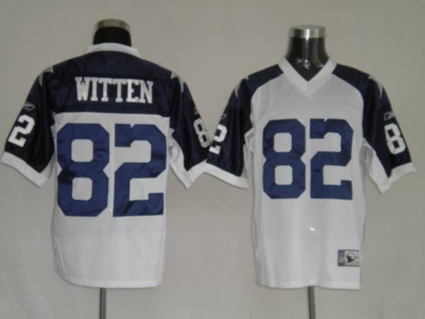 Cowboys #82 Jason Witten White Thanksgiving Stitched Throwback NFL Jersey