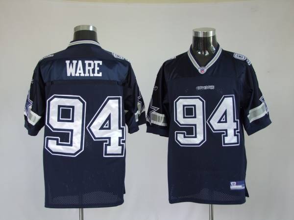 Cowboys #94 DeMarcus Ware Blue Stitched NFL Jersey