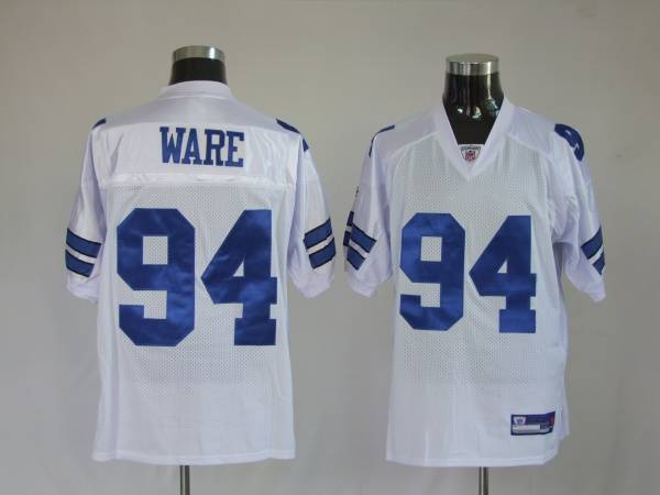 Cowboys #94 DeMarcus Ware White Stitched NFL Jersey