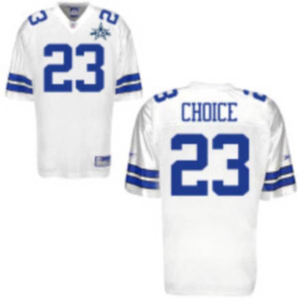 Cowboys #23 Tashard Choice White Team 50TH Anniversary Patch Stitched NFL Jersey