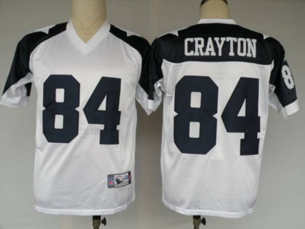 Cowboys #84 Patrick Crayton White Thanksgiving Stitched Throwback NFL Jersey