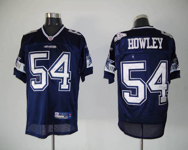 Cowboys #54 Chuck Howley Blue Stitched NFL Jersey