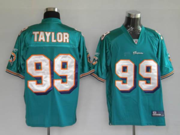 Dolphins Jason Taylor #99 Green Stitched NFL Jersey