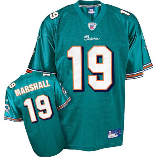 Dolphins #19 Brandon Marshall Green Stitched NFL Jersey