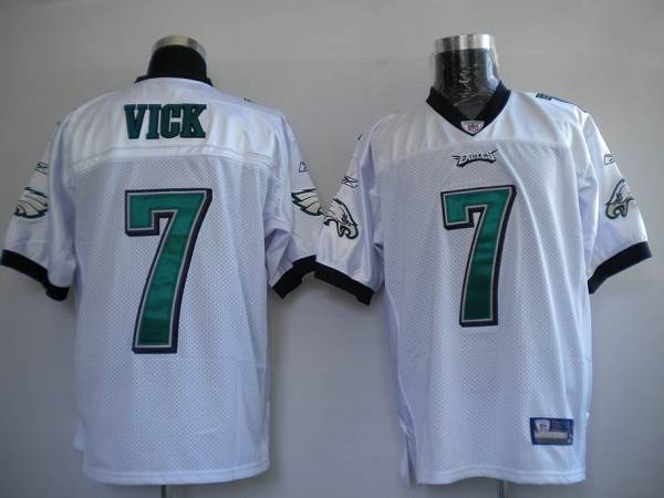 Eagles Michael Vick #7 Stitched White NFL Jersey